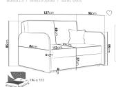 Sofa - lova, dvigulė - nuotraukos Nr. 4
