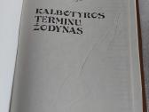 Kalbotyros terminų žodynas - nuotraukos Nr. 2