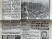 Sausio 13-osios laikotarpio laikraščiai
