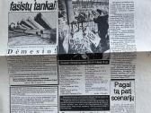 Sausio 13-osios laikotarpio laikraščiai - nuotraukos Nr. 20