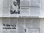 Sausio 13-osios laikotarpio laikraščiai - nuotraukos Nr. 32