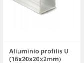 Aliuminio profiliai U formos - nuotraukos Nr. 7