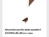 Aliuminio profilis laiptu apdailai 2.8 metro ilgio - nuotraukos Nr. 8