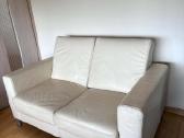 Natūralios odos dvivietė sofa - nuotraukos Nr. 2