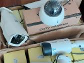 Cctv kameros, signalizacijos pultai, dežutės