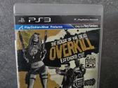 PS3 3D retas zaidimas "Overkill". Eng, manualas.