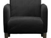 Sofa-fotelis su porankiais, juodas 54cm - nuotraukos Nr. 3