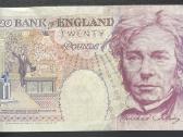 Dvidešimt svarų sterlingų £20 twenty pound 1993 - nuotraukos Nr. 2