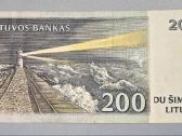 200 litų banknotas, Aa, 1997 m. - nuotraukos Nr. 2