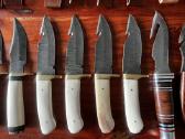 Rankų darbo medžiokiniai peiliai iš damasko plieno - nuotraukos Nr. 3