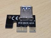 Nauj Riser 007s 006c Pci-e 1-16x Usb3 Sata, Molex - nuotraukos Nr. 4