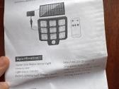 Saulės energijos LED lauko šviestuvas su judesio j - nuotraukos Nr. 7