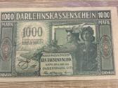 Banknotai 1000 Mark Kowno