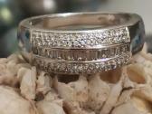 585 6.59 gr Kohinoor žiedas su 0.41 ct briliantais