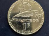 Prancūzija 1997 1 Franc Ag900 futbolo čemp. - nuotraukos Nr. 2