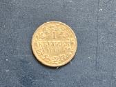 Vokietija Bavarija 1866 1 Kreuzer Ag166 - nuotraukos Nr. 2