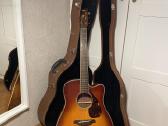 Yamaha Fgx720sca akustinė-elektrinė gitara + kieta