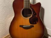 Yamaha Fgx720sca akustinė-elektrinė gitara + kieta - nuotraukos Nr. 3