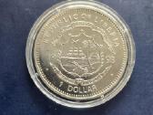 Liberija 1993 1 Dollar Atchaeopteryx Cu-ni - nuotraukos Nr. 2