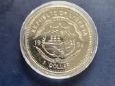 Liberija 1994 1 Dollar Cu-ni Trionyx Turtle - nuotraukos Nr. 2