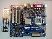 Lga775 mot. plokštės (2 vnt.) (agp/pcie/ddr2)