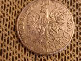 Sidabro Moneta 10 Zlot 1932 m. Su Kalyklos Ženklu - nuotraukos Nr. 6