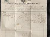 1863 m. sąskaita faktūra – Marienthalerio geležies