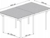 Pastogė Rsc bis Wood 495 x 295 x 229cm - nuotraukos Nr. 3