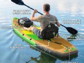 Irklentė Sup lenta 335cm su sėdyne, 3pelekai - nuotraukos Nr. 5