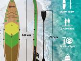 Irklentė Sup lenta 335cm su sėdyne, 3pelekai - nuotraukos Nr. 7