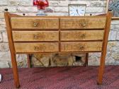 Vintažinė mid century riešutmedžio komoda - nuotraukos Nr. 3