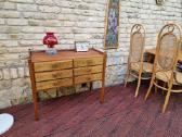 Vintažinė mid century riešutmedžio komoda - nuotraukos Nr. 4