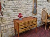 Vintažinė mid century riešutmedžio komoda - nuotraukos Nr. 21