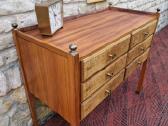 Vintažinė mid century riešutmedžio komoda - nuotraukos Nr. 32