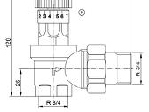 Perpildymo vožtuvas Usvr20 3/4" Bypass Viessmann - nuotraukos Nr. 4