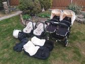 Bugaboo Twin 3in1 vežimėlis dvynukams