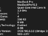 Apple MacBook Pro 13-inch 2018 touchbar - nuotraukos Nr. 6