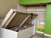 Vaikų kambario baldų komplektas su dviaukšte lova - nuotraukos Nr. 5