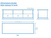 Ikea liatorp TV staliukas - nuotraukos Nr. 3
