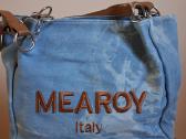 Mearoy Italy džinsinė talpi rankinė/krepšys