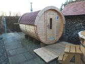 Apvali Lauko pirtis kubilas sauna bačka 3m ilgio - nuotraukos Nr. 11