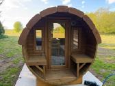 Apvali Lauko pirtis kubilas sauna bačka 3m ilgio - nuotraukos Nr. 5