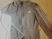 Pilkas Adidas sportinis džemperis su gobtuvu M–l d - nuotraukos Nr. 6