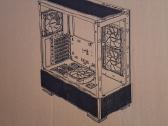 Kompiuterių korpusai (Fractal, Nzxt, Montech.) - nuotraukos Nr. 6
