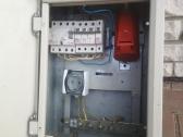 Statybine elektros dežė su automatais, rozetėmis