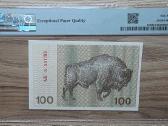 1991 metų 100 talonų stumbras Pmg 66 - nuotraukos Nr. 2