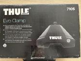 Thule eco clamp skersiniai + 2 laikikliai