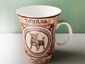 Puodelis Taurus, Jaučio zodiako ženklas, 300ml