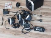 Garso kalonėlės ir Ac adapteris