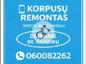 Galiniu dangteliu keitimas, korpusu remontas